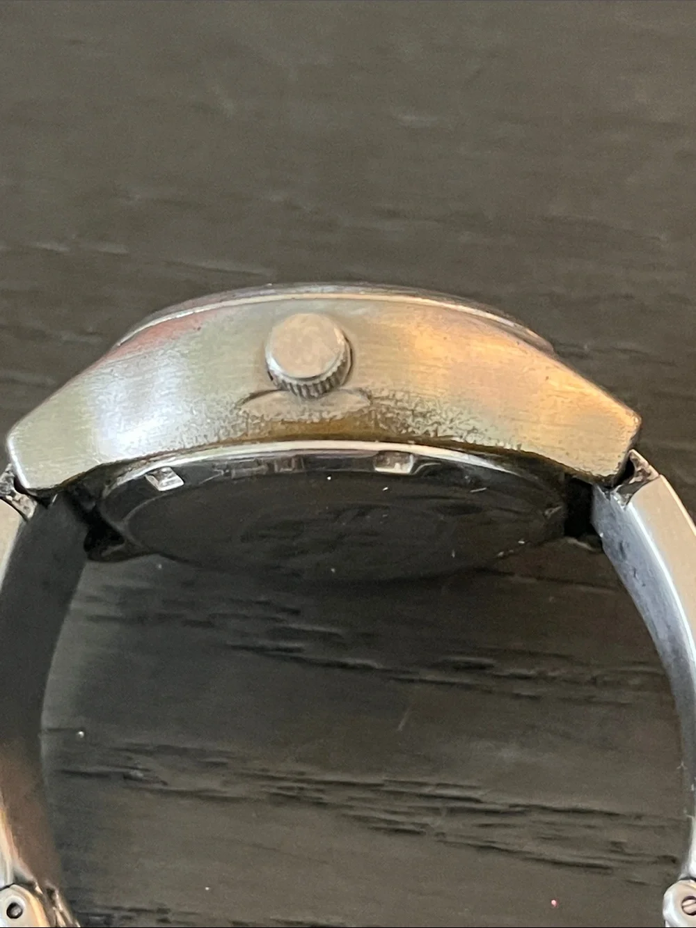 Fossil Silver Watch with Blue Dial